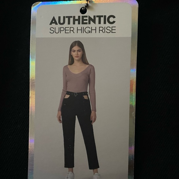 NWT 🌟Simple Society Straight High Rise Jeans - Picture 5 of 5
